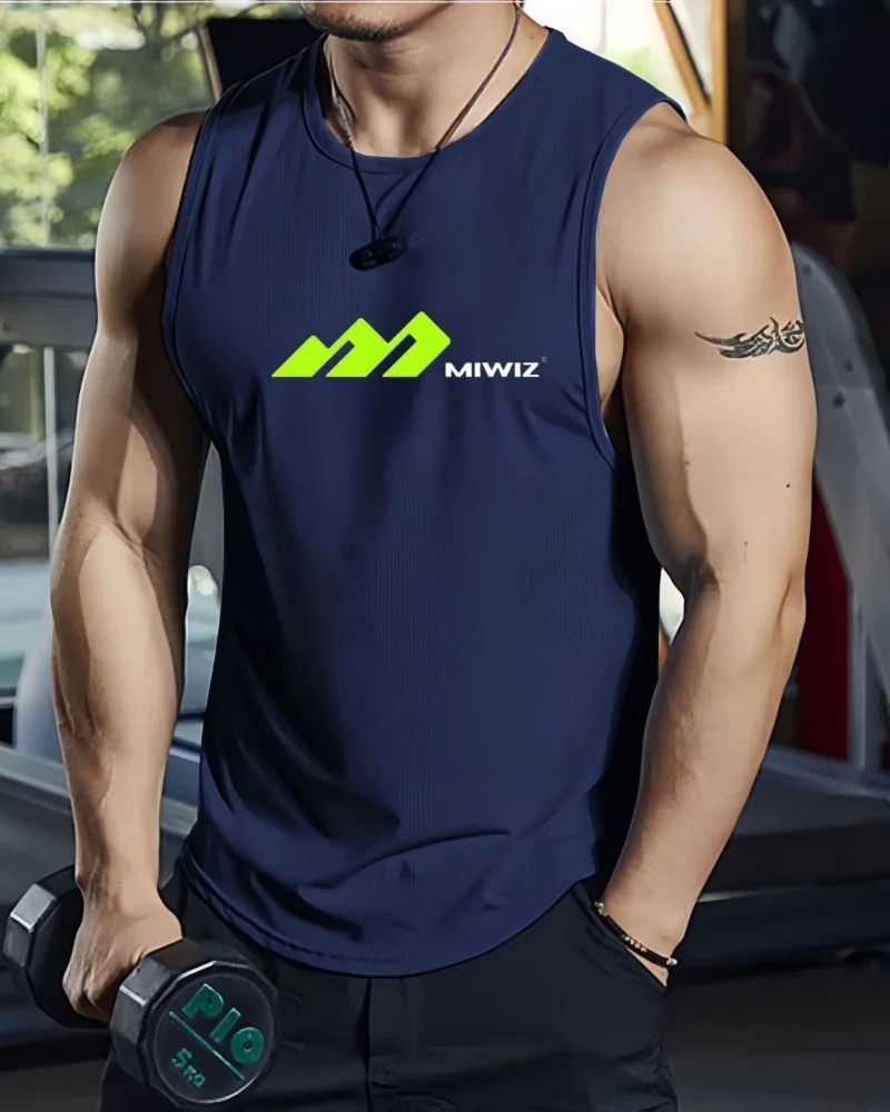 

Лето 2023, модный баскетбольный жилет без рукавов, мужской тренажерный зал, фитнес-тренировки, дышащая удобная креативная футболка с принтом