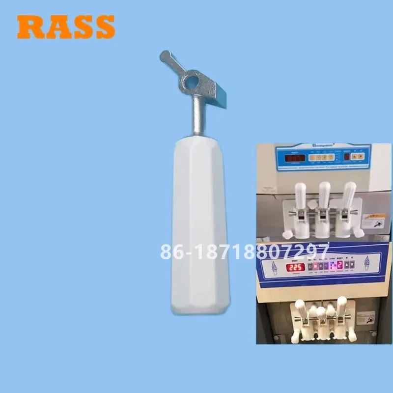 

Одна специальная белая ручка для машины для мягкого мороженого Oceanpower, новая замена фитинга с ручкой