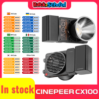 ZHIYUN Official CINEPEER CX100 100W Pocket Video Light Handheld Led COB Light Photo Fill Light Photography Lighting