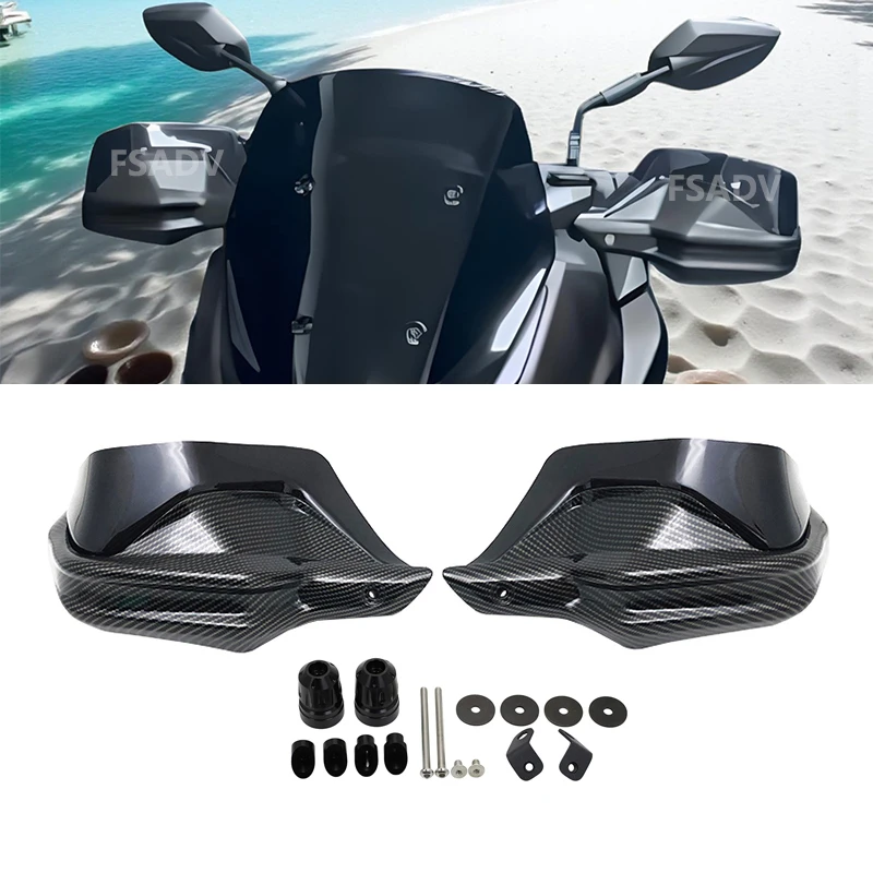 Für Yamaha NMAX 155 Motorrad Handprotektoren Griffschutz Windschutzscheibe Handschutz Lenkerschutz NMAX 155 2020-2024 2023
