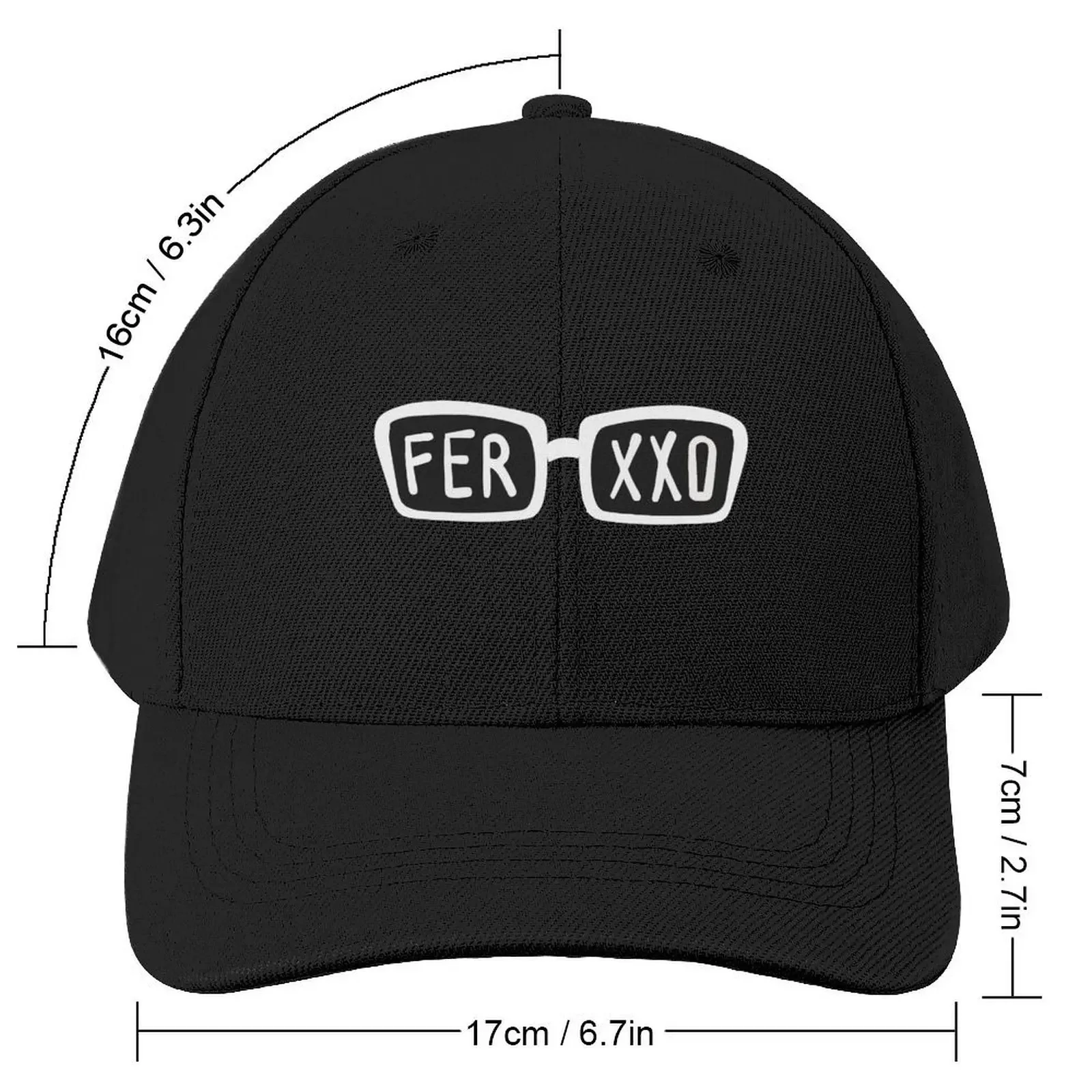 feid-ferxxo glasses black Baseball Cap Golf New In The Hat Snapback Cap Vintage For Women 2025 Men's