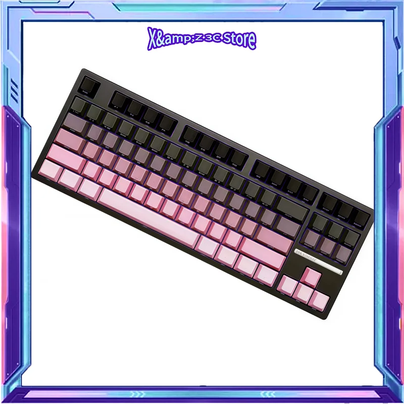 Atk Z87 Pro 87keys Game Keyboard Hybrid Light Hot Plug Semi Aluminum Alloy Customized Mechanical Keyboards Birthday Present