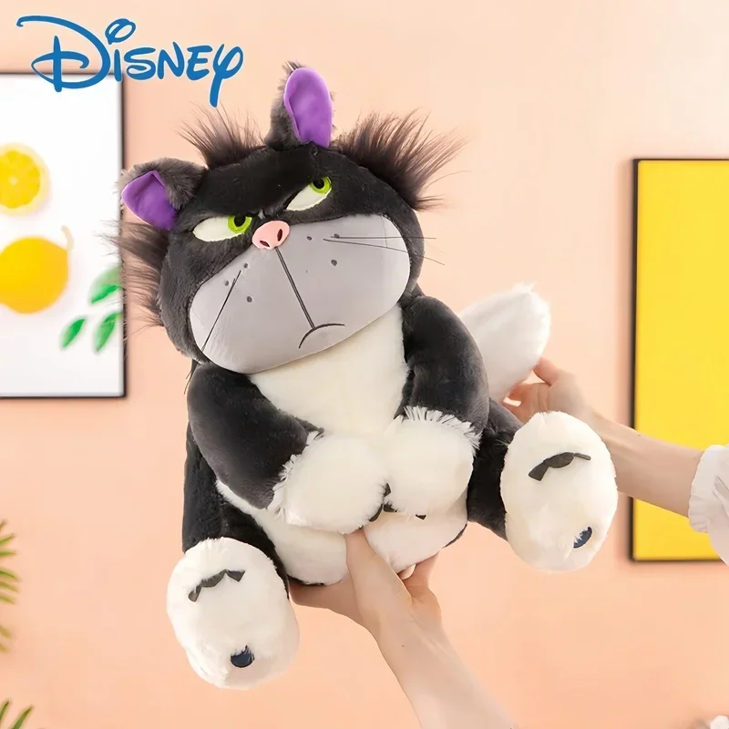 New 30-60cm Genuine Disney Lucifer Plush Toy Kawaii Stuffed Animal Plush Toys Japan Figaro Cinderella's Cat Birthday Gifts Toys