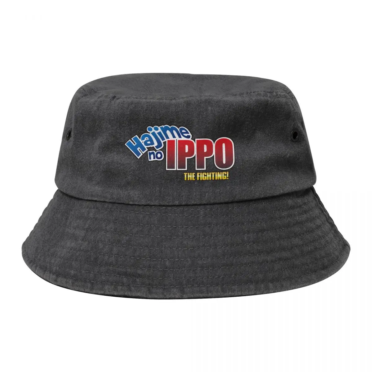 

Hajime No Ippo Cowboy Denim Fisherman Hat With Printing