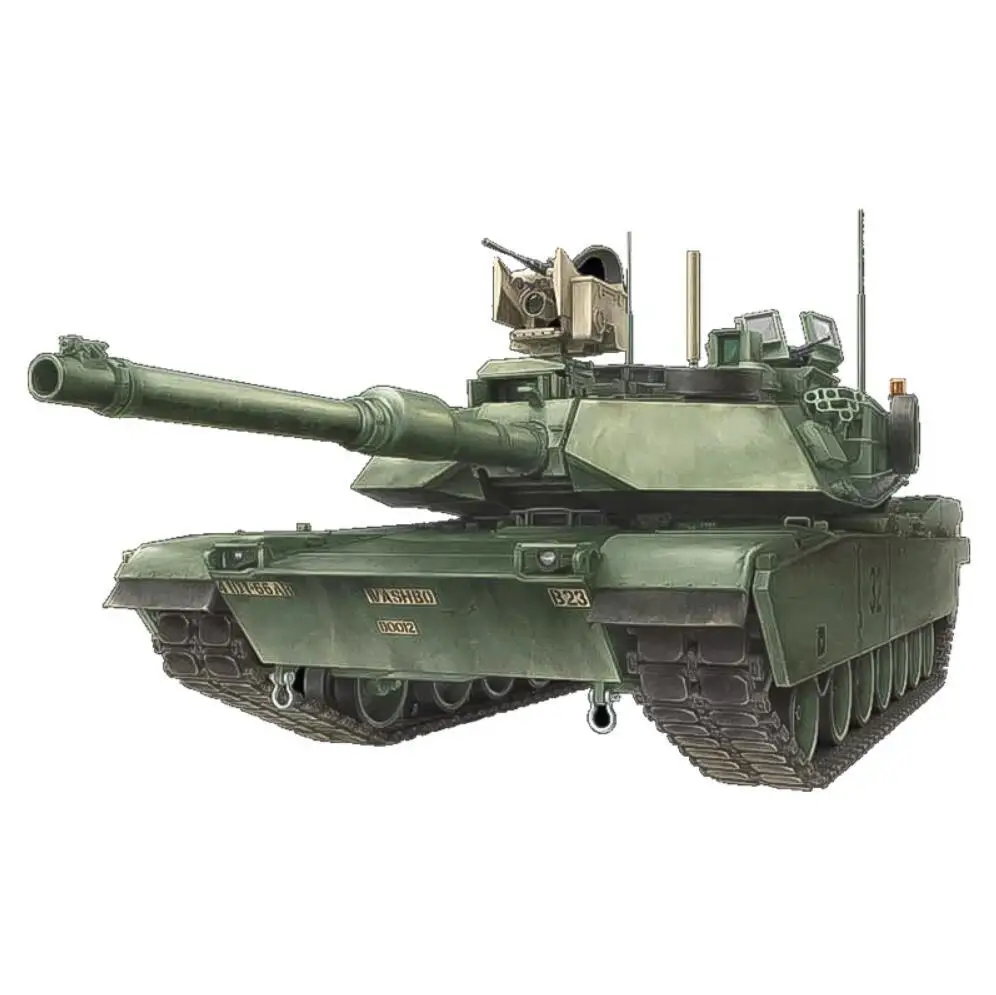 Собранная модель MENG 72003 1/72 США M1A2 SEP Abrams TUSK II Основный боевой танк