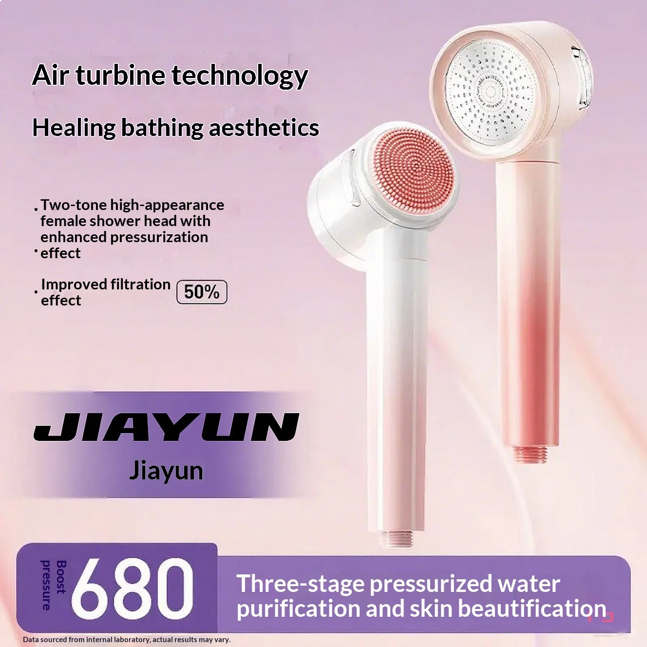 Super Strong Shower Head Set High Pressure Bathroom Rain Mixer