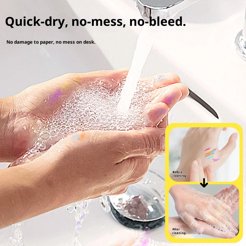 24/36/48 لون أكريليك علامات طرف ناعم لرسم عيد الميلاد أنيمي اللوحة الإبداعية DIY بها بنفسك الإبداعية حساب اليد لوازم الفن #6