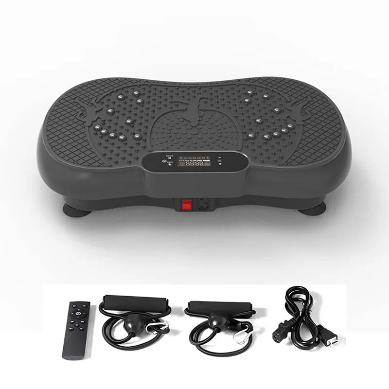 Vertical Vibration Plate, Steel Home Fitness Shaking Machine, Rhythmic Body Slimming Vibration Platform, Home Workout Equipment