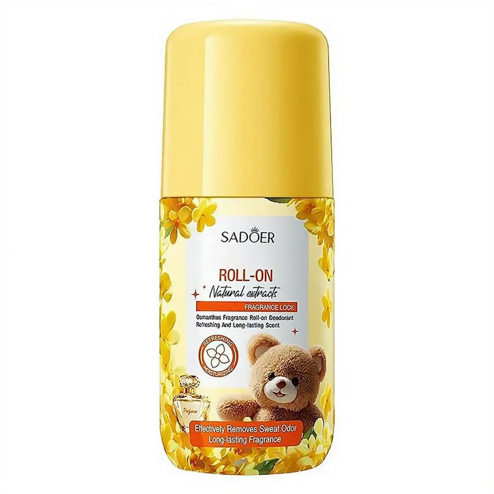 Osmanthus Fragrance Deodorant Stick All-Natural Whole Body Deodorant for Women Long Refreshing Ball Roller Antiper for Body Odor