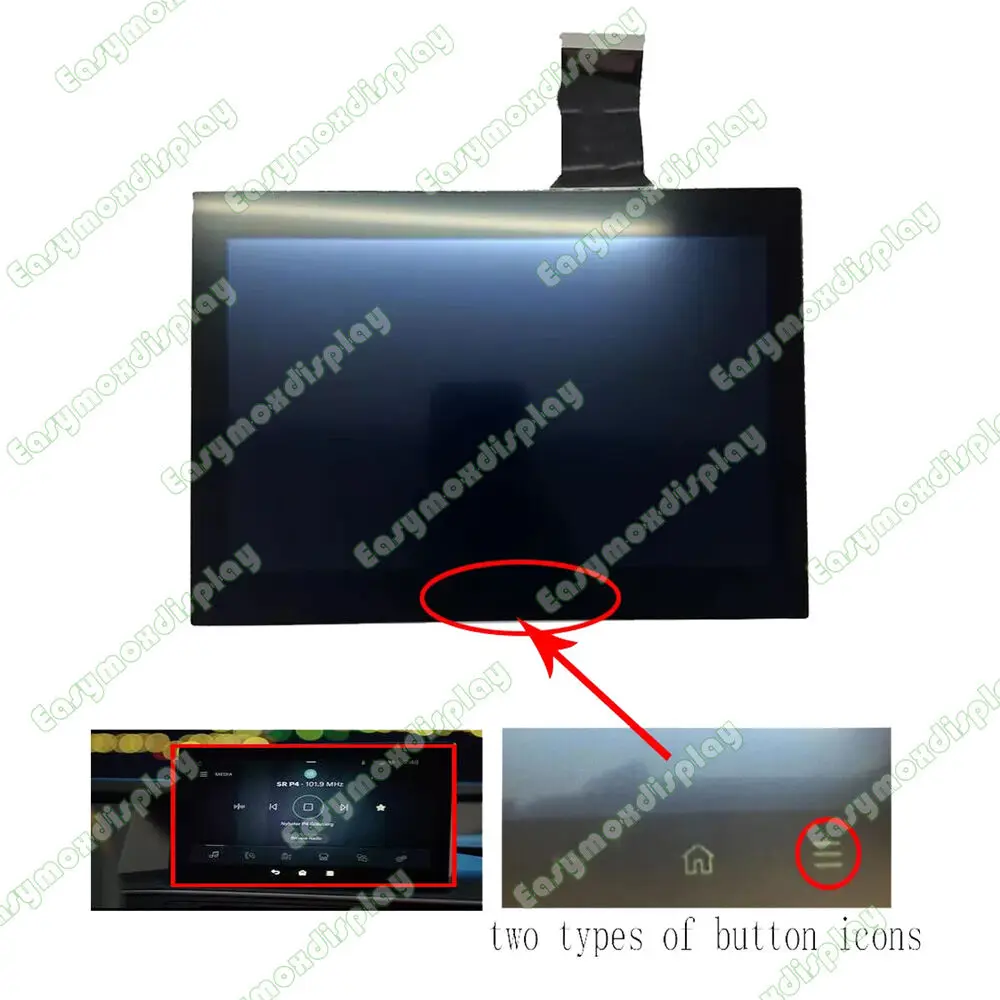 

LCD Display for 2021-2023 Volvo Trucks FH4 FH5 FH500 F16 Integrated System Services and Infotainment Screen 23057585 23602632