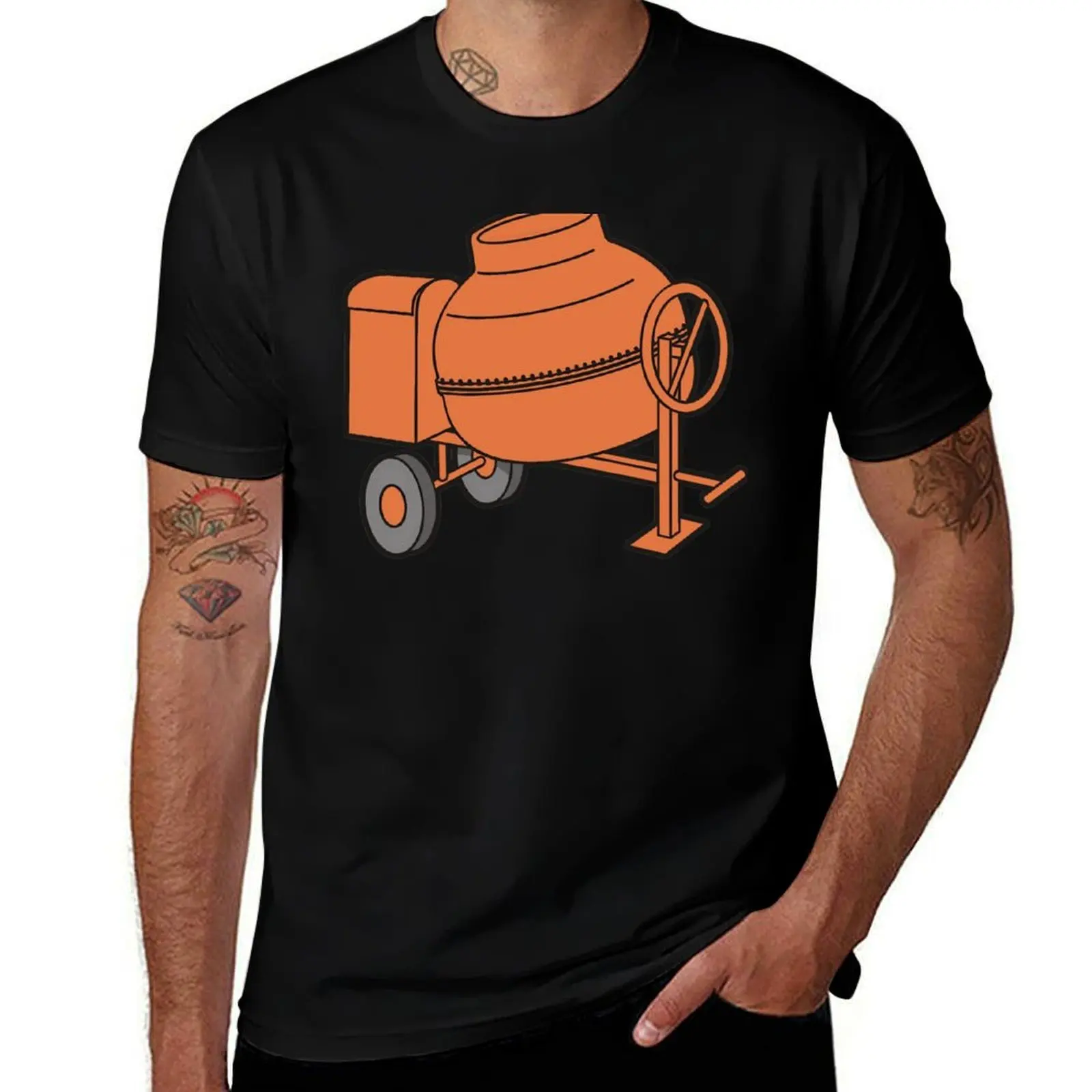 

Concrete Mixer T-Shirt Short sleeve tee cute tops oversized t shirt Personalized t-shirt mens big and tall t shirts