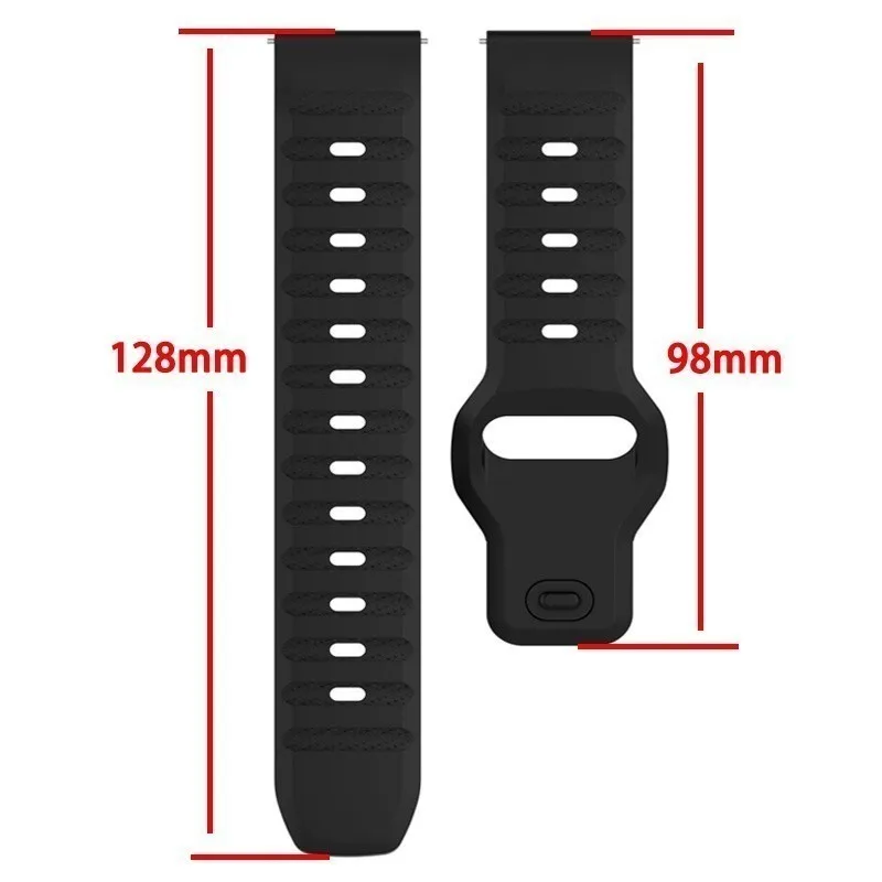 18 20 22mm pulseira de silicone esportiva para huawei relógio gt 2 2e 3 4 5 pro gt3se botões relógio 3 4 pro acessórios de relógio respirável