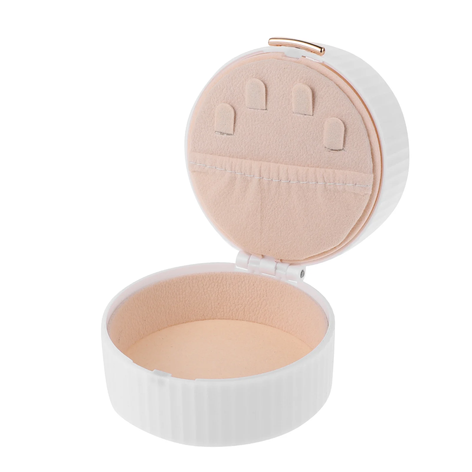 1Pcs Jewelry Storage Box Portable Organizer Case Transparent Window Necklace Earrings Storage Practical Travel Container