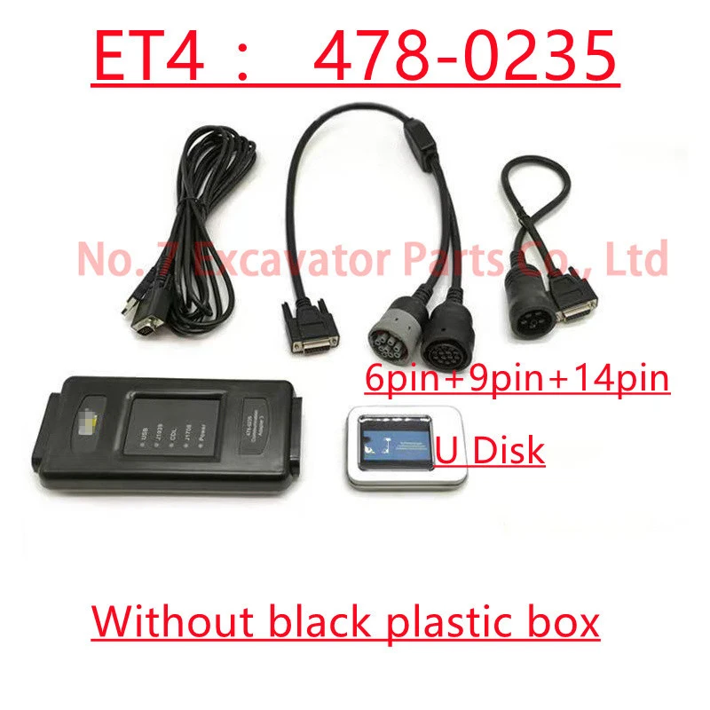 478-0235 Caterpillar ET4 Adapter USB Version for cat Truck Diagnostic Tool With cat et 2019A 2019C KEYGEN plus 14pin cable