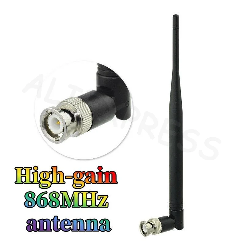 1/2Pcs BNC Male UHF 868MHz Wireless Microphone Receiver Antenna For Remote Digital Audio Mic Receiver Tuner UHF Ham Radio