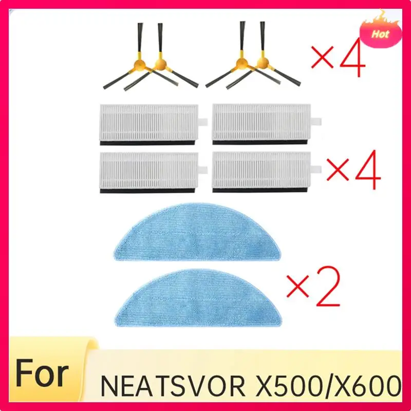 AD-pour NEATSVOR X500/X600 accessoires de balayeuse efficacité de nettoyage améliorée accessoires de rechange longue durée