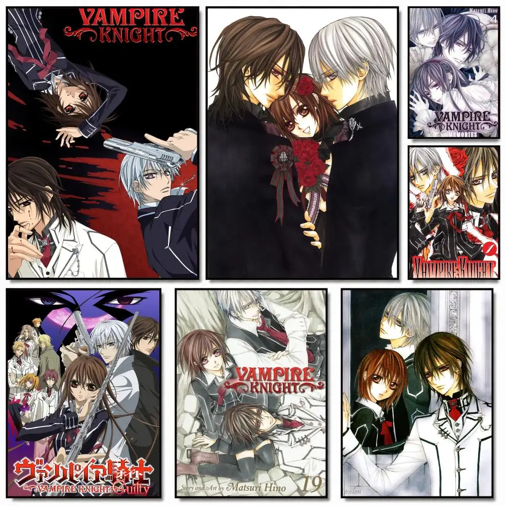 anime V-Vampire Knight-T Painting Calligraphy Artwork for Home Bedroom Office Wall Decoration Gift