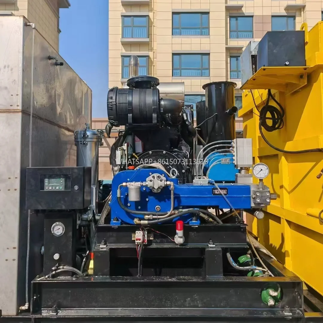 آلة إزالة علامات الطرق بخط طلاء المرور ذات الضغط العالي للغاية، طلاء علامات الطريق سهل الصيانة مع ناسف مائي أساسي