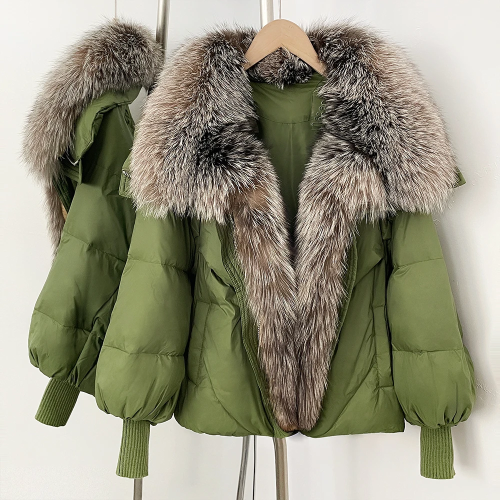 OFTBUY 오리털 재킷 여성 의류 리얼 퍼 재킷 여성 다운 코트 및 파카 천연 퍼 코트 겨울 퍼퍼 재킷