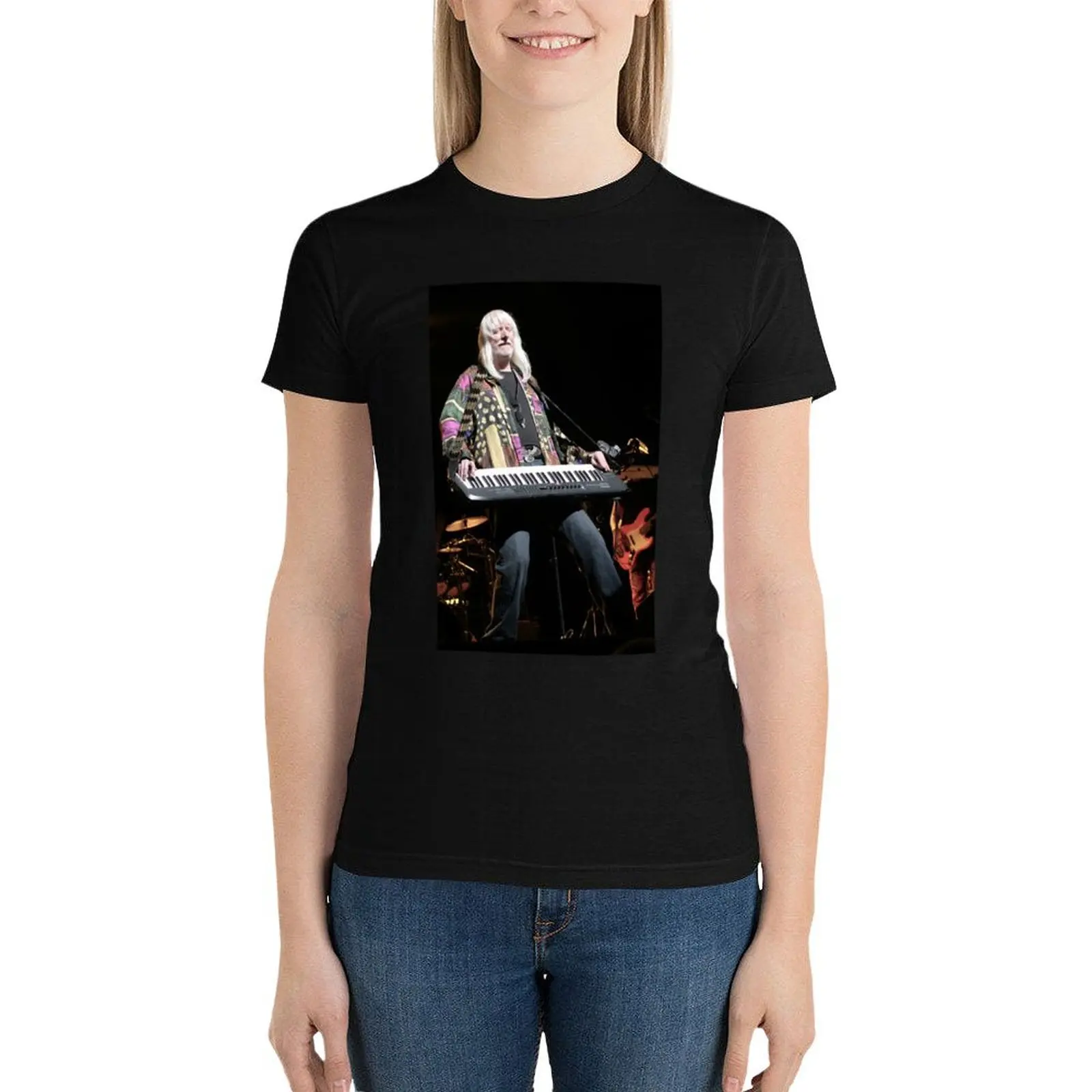 

Edgar Winter Photograph T-Shirt Blouse kawaii clothes t-shirt dress for Women graphic