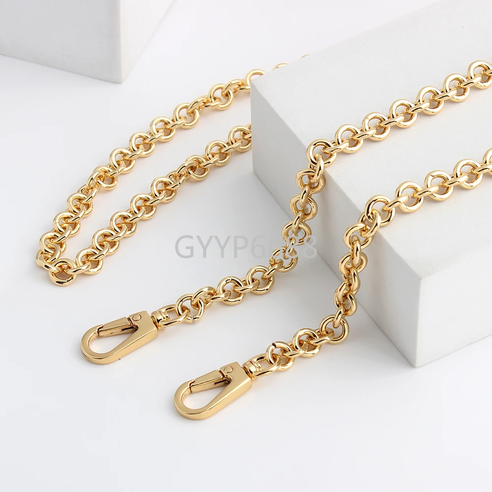 1/4/10PCS 129CM 9mm O Type Metal Bag Chain For Women Shoulder Strap Bags Purse Jewelry Handbag Crossbody Replacement Accessories