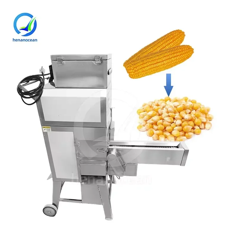 2026 OCEAN High Efficiency Husker Sweet Corn Shell Stripping Machine Corn Sheller for Sale