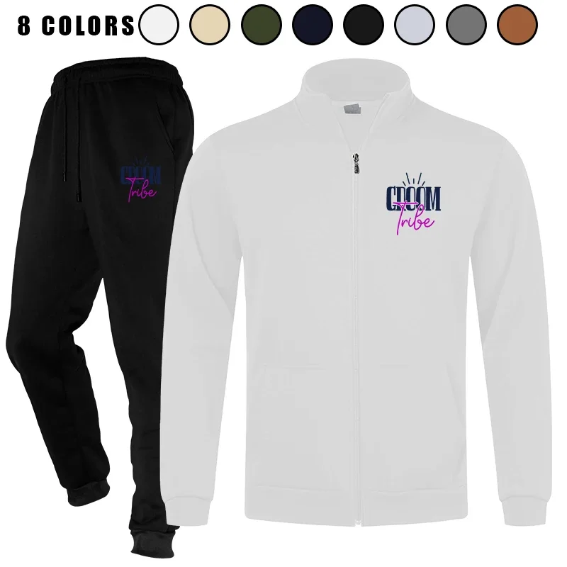 

Men's Tracksuits Casual Athletic Sweatsuits for Men 2 Piece Jogging Warm Up Full Zip Sets Sweat Track Suits