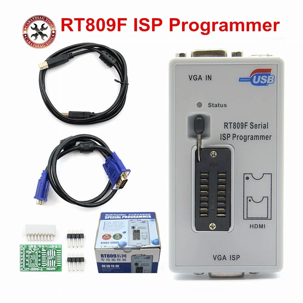 RT809F High Definition USB Computer LCD Programmer Automatic Recognition One Key Read/Write Decoder