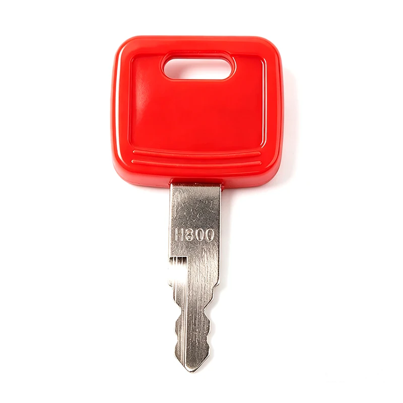 Ignition Keys H800 Compatible For John Deere Excavator Case Dozer Fiat Hitachi New Holland Part Numbers AT194969 AT147803