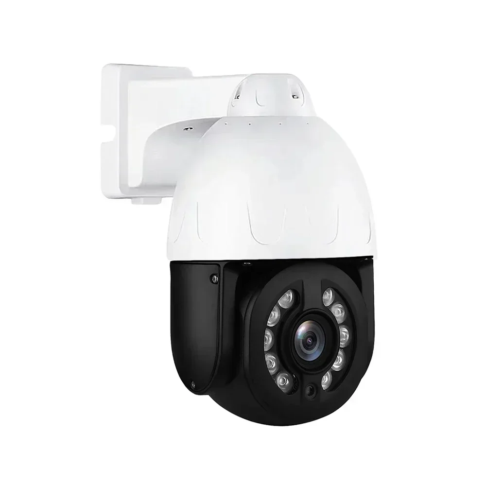 Telecamera PTZ da 12 MP Telecamera IP PoE di sicurezza Telecamera IP a colori impermeabile con traccia automatica CCTV Telecamera di rete di sicurezza Rilevamento veicoli IP66