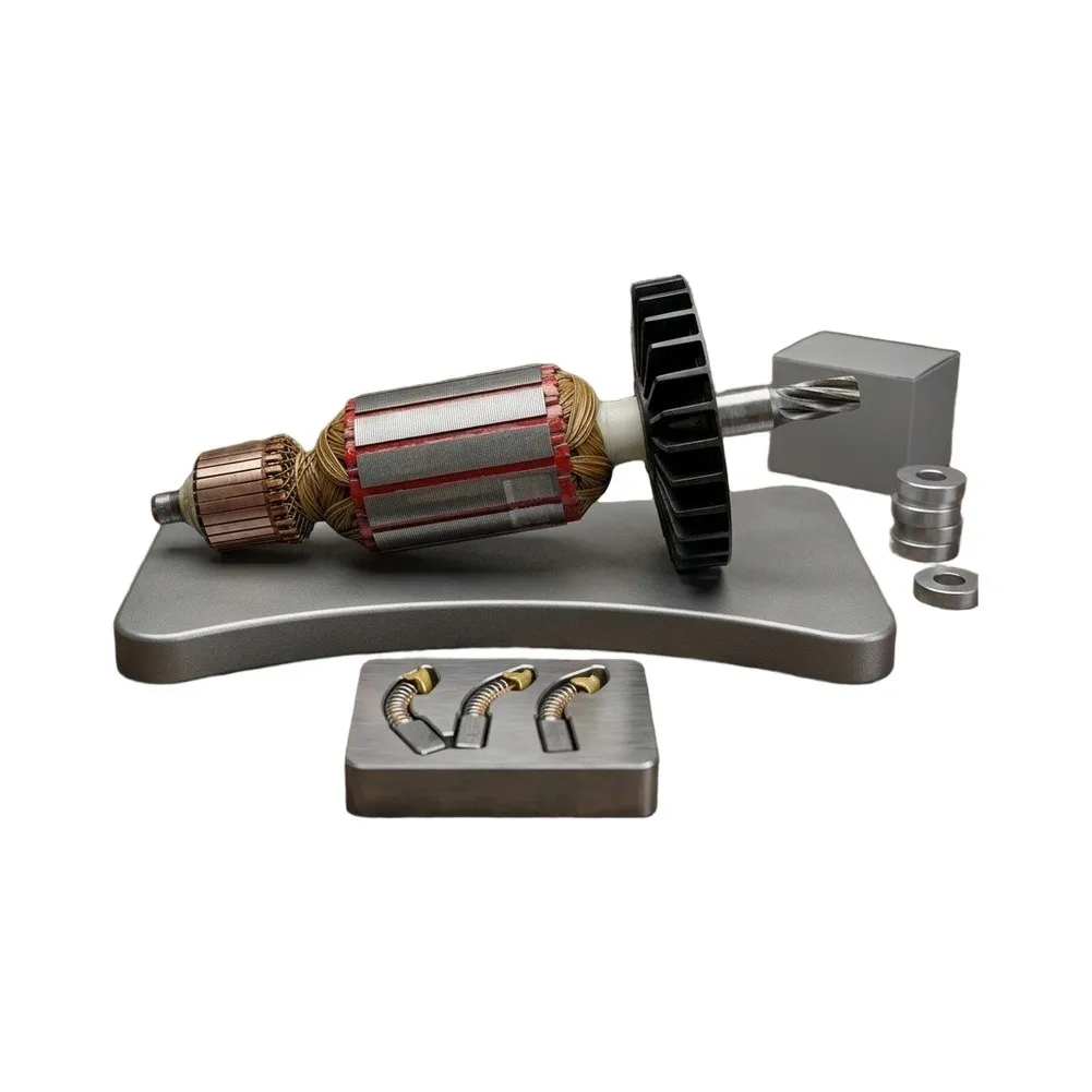 For HR2470F Electric Hammer For Armature Rotor Replacement Part with Carbon Brushes All Copper Windings Design