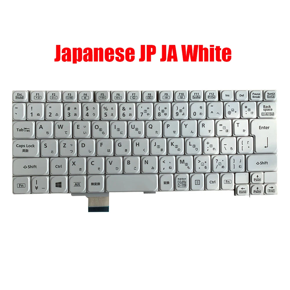 

Laptop Keyboard For Panasonic For Let's Note CF-LX2 CF-LX3 CF-LX4 CF-LX5 CF-LX6 Japanese JP JA White New