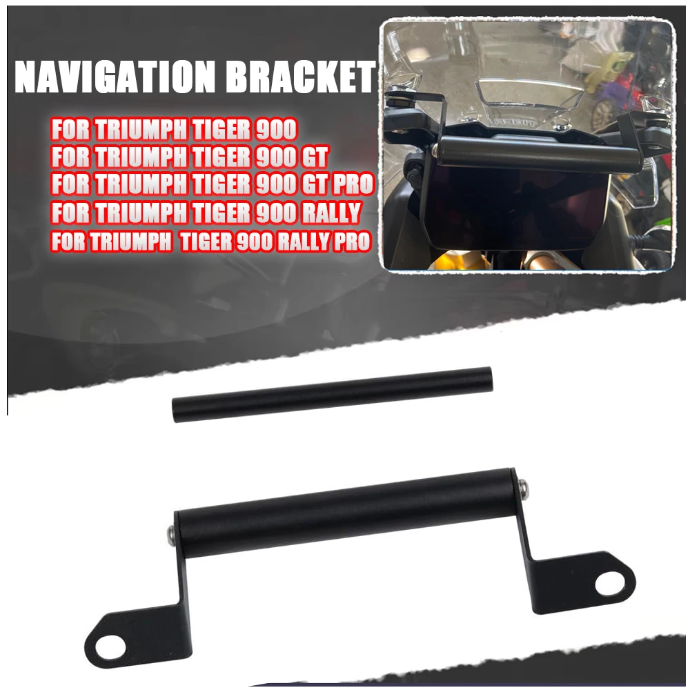 

For Triumph Tiger 900/850 GT Rally PRO Tiger900/Tiger850 Tiger900GT Sprots Mobile Phone Navigation GPS Plate Bracket 12mm +12mm