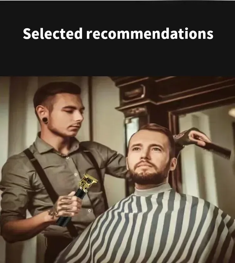 T9 Electric Hair Clipper for Men Professional Rechargeable Hair Cutting Machine Barber Shaver Haircut Remover Trimmer image 6