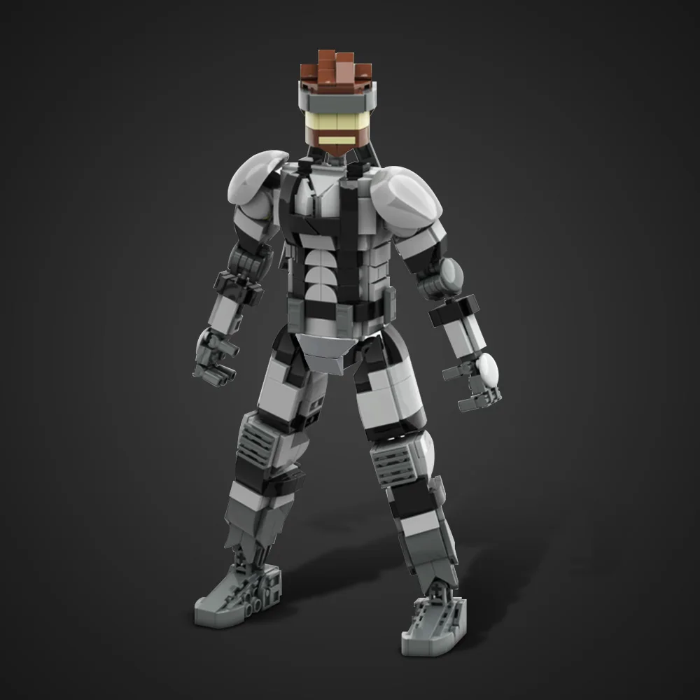 MOC-222014 Regalo giocattolo con blocchi di costruzione robot serpente solido (metallo solido)