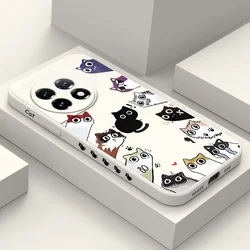 Watch Calico Phone Case For Oneplus 12 12R 11 11R 10 10R 10T 9R 9RT 9 8T 8 7 7T Pro 5G Liquid Silicone Cover