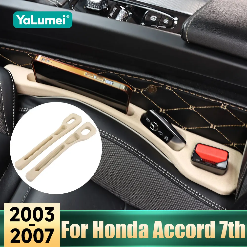 For Honda Accord 7 VII MKVII MK7 7th 2003 2004 2005 2006 2007 Car Seat Gap Storage Strip Leak Proof Filler Strip Accessories