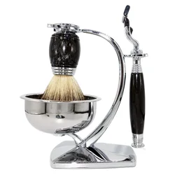Magyfosia New Vintage 3 Blades Manual Razor Kit for Shaver Men Husband Original Gift Barber Professional Accessories Tools