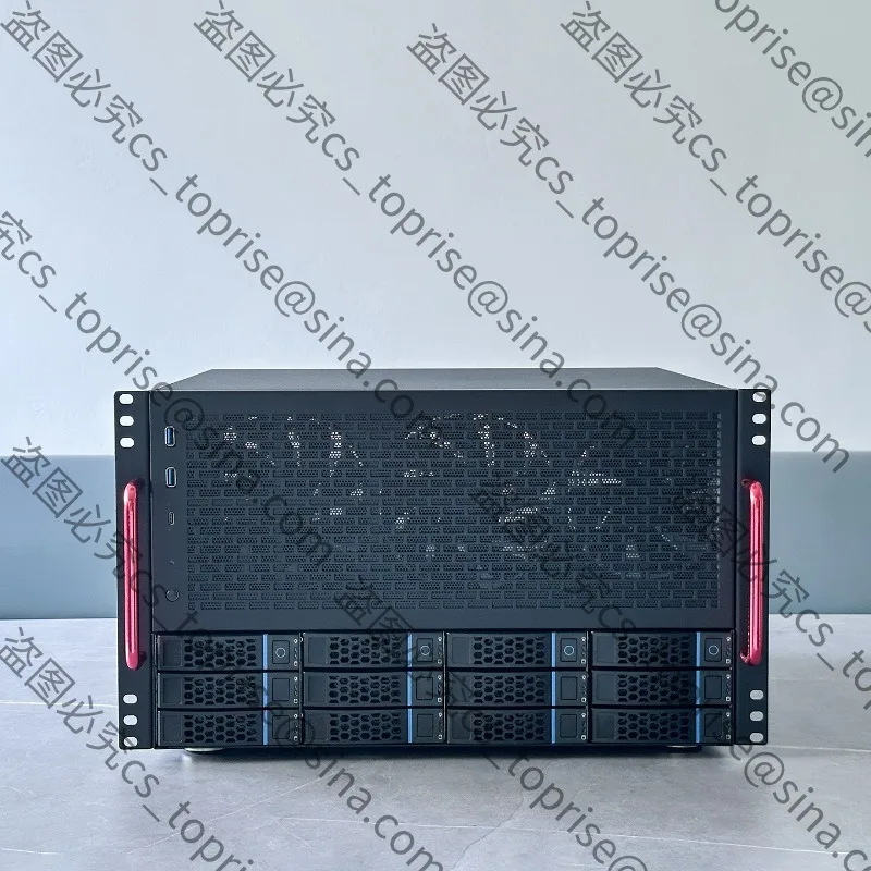 Suitable for Deepened 12-Bit EATX Main Board ATX Power Bit U2 Hard Drive, Storage Server NAS Chassis