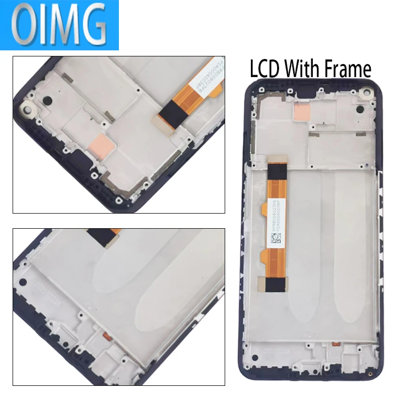 For Xiaomi Redmi Note 9T LCD Display With Frame Touch Screen Models M2007J22G J22 Panel Digitizer Replacement Parts