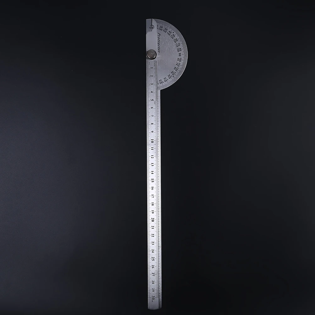 

Protractor Measuring Ruler Goniometer Swing Arm Rotary Tool Simple Stainless Steel