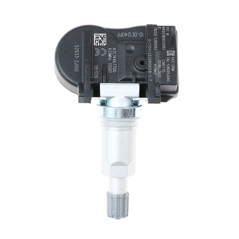 Capteur de pression d\'opathie TPMS, 52933-2J100, 529332J100, 433 successifs, Z 52933-3N100, 52933-2M650, 52933-B1100, Hyundai Verna Kia Ceed Sorento