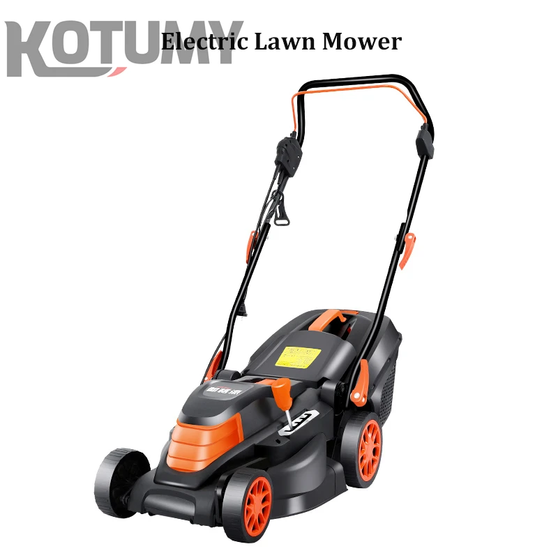 Hand Push Lawn Mower 5 Adjustable Cutting Heights Multifunctional Grass Cutter Weeding Trimming Machine