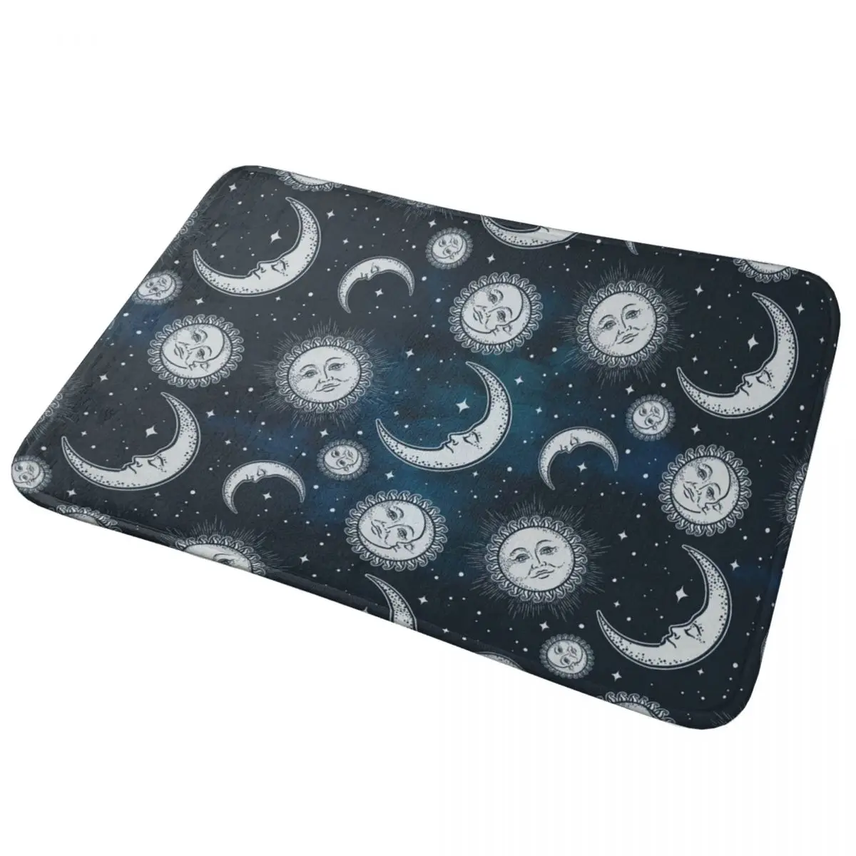Celestial Mystic Esoteric Magic Sun Moon Non-slip Doormat Floor Mat Carpet Rug for Kitchen Entrance Home Balcony Footpad Mats