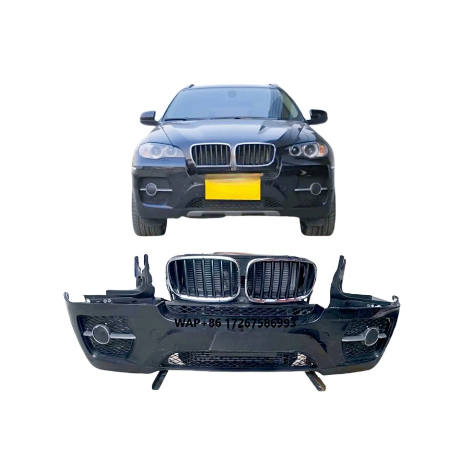 

High Quality for X6 E71 Front Bumper Assembly with Headlight Grille Radiator 2008-2012 Plastic Body Kit Condition