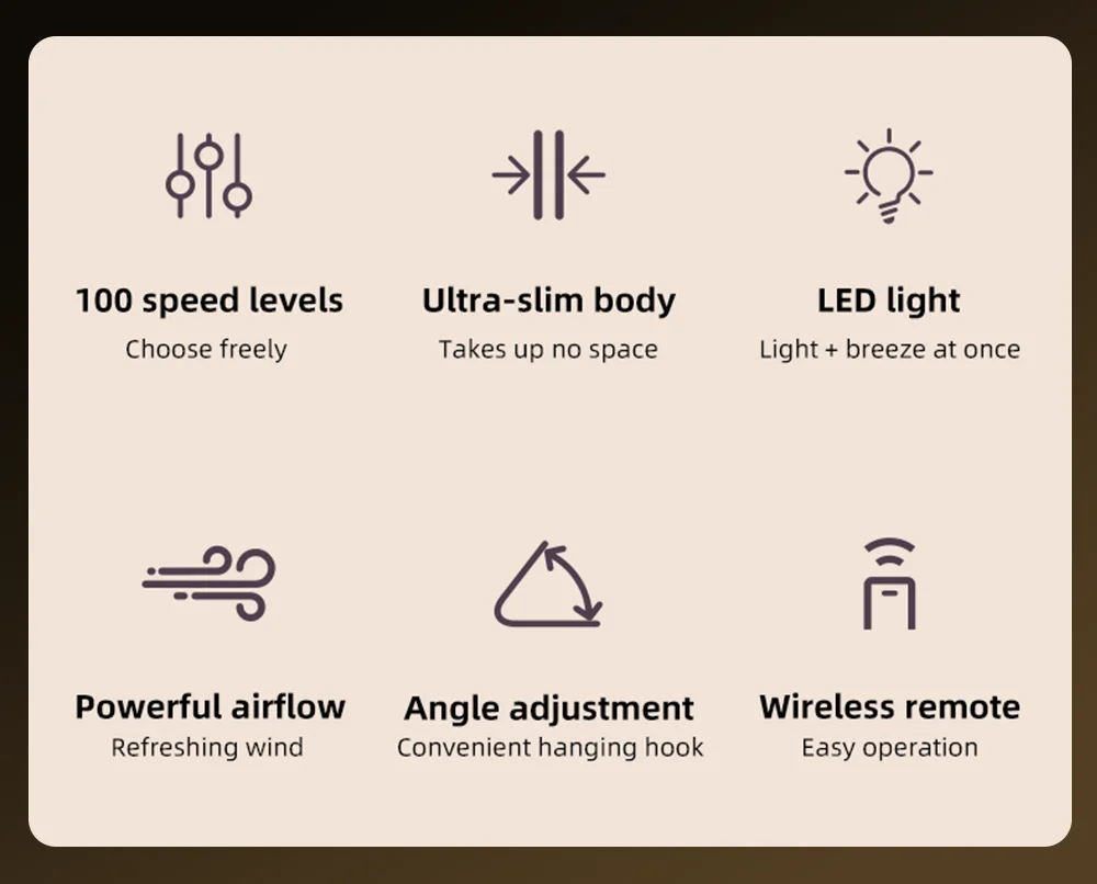 20000mAh Camping-Ventilator, tragbare Deckenventilatoren, faltbarer Tischventilator, Zelt-Luftzirkulator, wiederaufladbarer elektrischer Ventilator mit LED-Licht – Detail 2