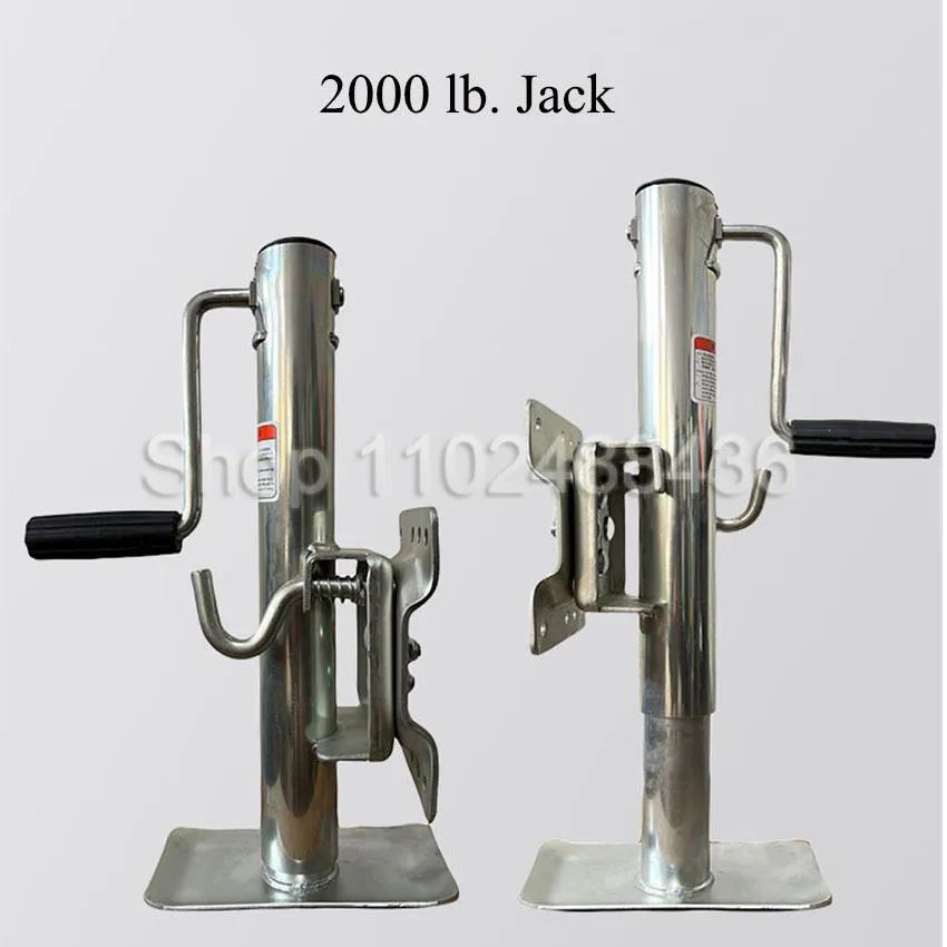 Sidewind Trailer Jack Jockey Wheel CAP 2000 LBS Stands Support Legs Corner Steady Camper Boat RV Parts Accessories