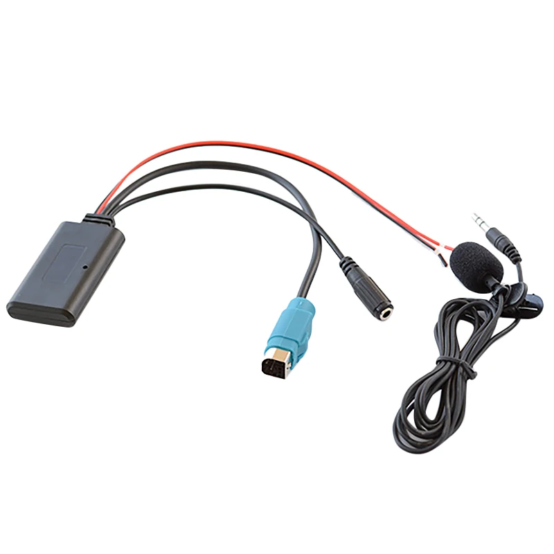 A21E-Car Radio KCE-237B AUX Input Replacement 3.5MM Audio MP3 Bluetooth 5.0 Microphone Adapter For Alpine