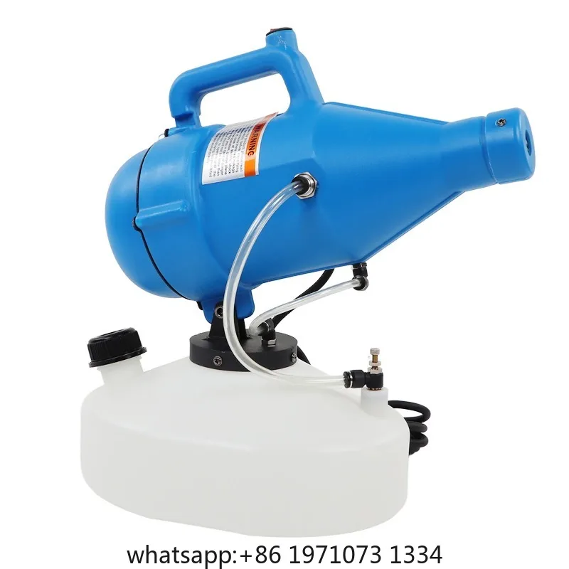 Electric ULV Portable Fogger Sprayer Machine Atomizer Mist Cold 32.8ft Spraying for Hotel School 4.5L(1.2 Gallon) EU 220V
