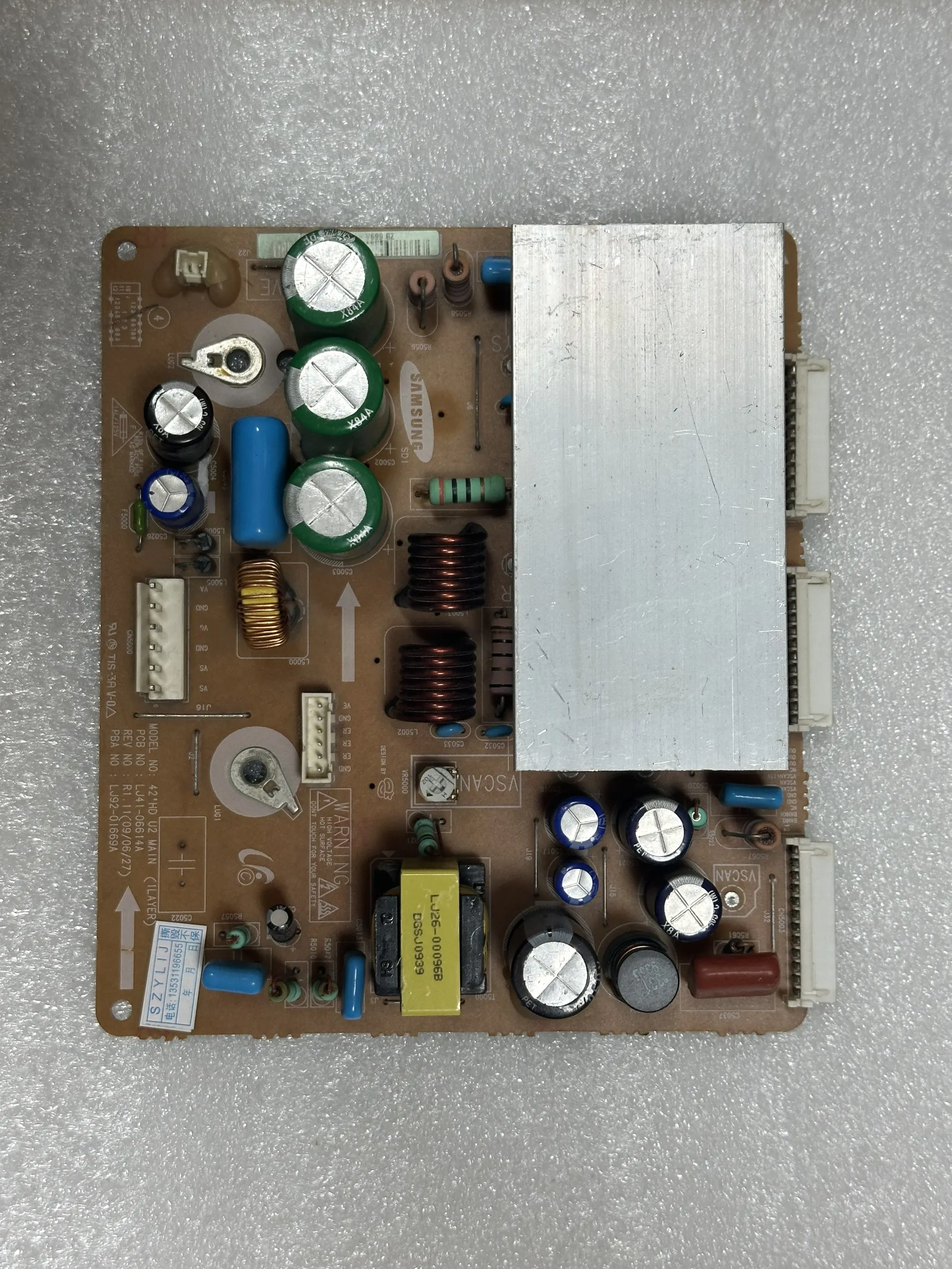 

Original S42AX-YD12/YB08 screen Y board LJ41-06614A LJ92-01669A